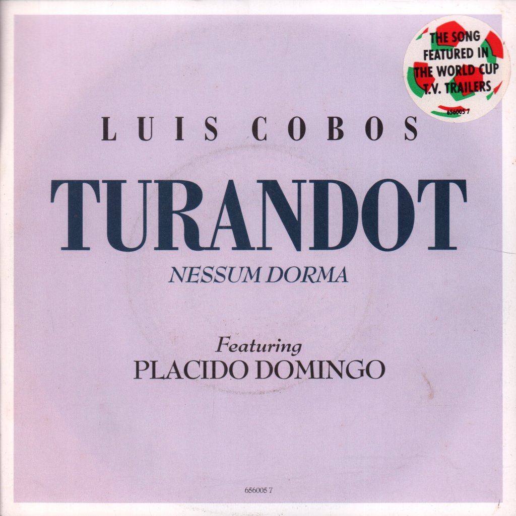 Turandot Featuring Placido Domingo - Luis Cobos - 7 Inch