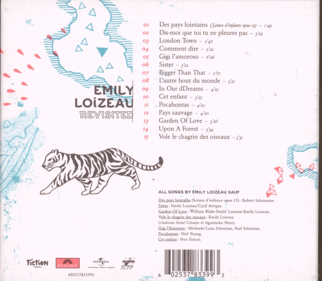 Emily Loizeau - Revisited (Piano Cello Sessions) - Cd