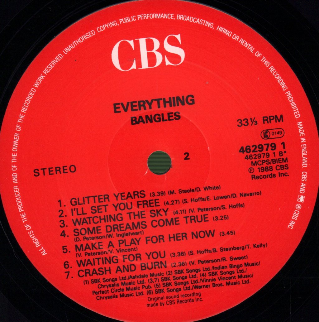 Bangles - Everything - Lp
