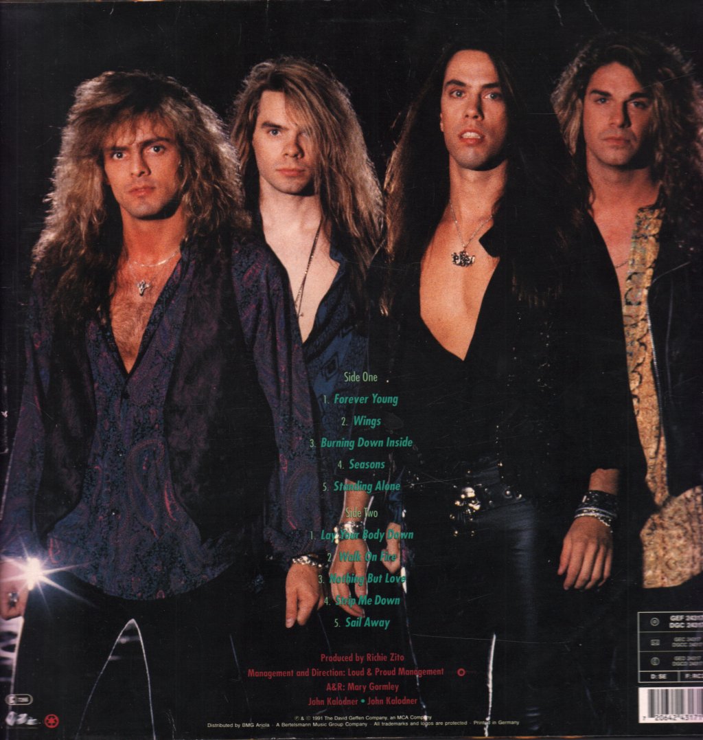 Tyketto - Don't Come Easy - Lp