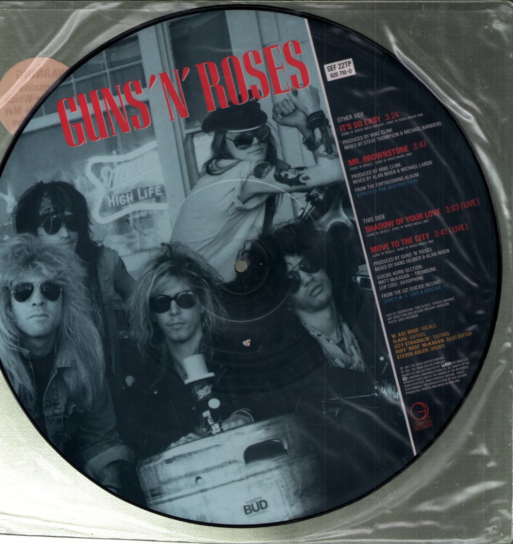 Guns N' Roses - It's So Easy - 12 Inch
