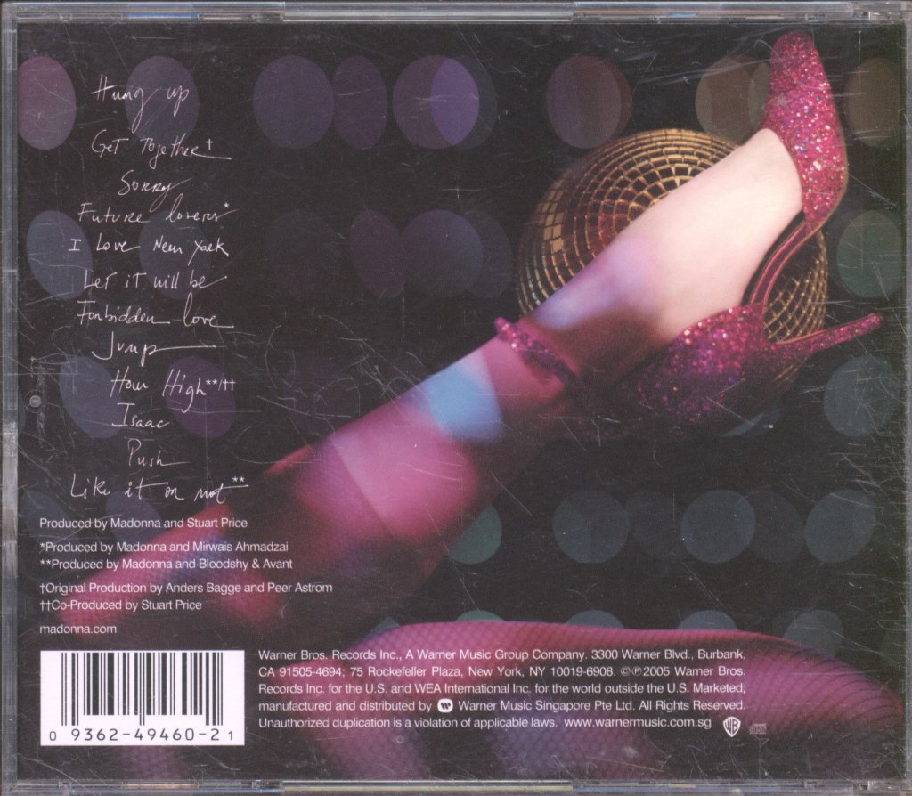 Madonna - Confessions On A Dance Floor - Cd