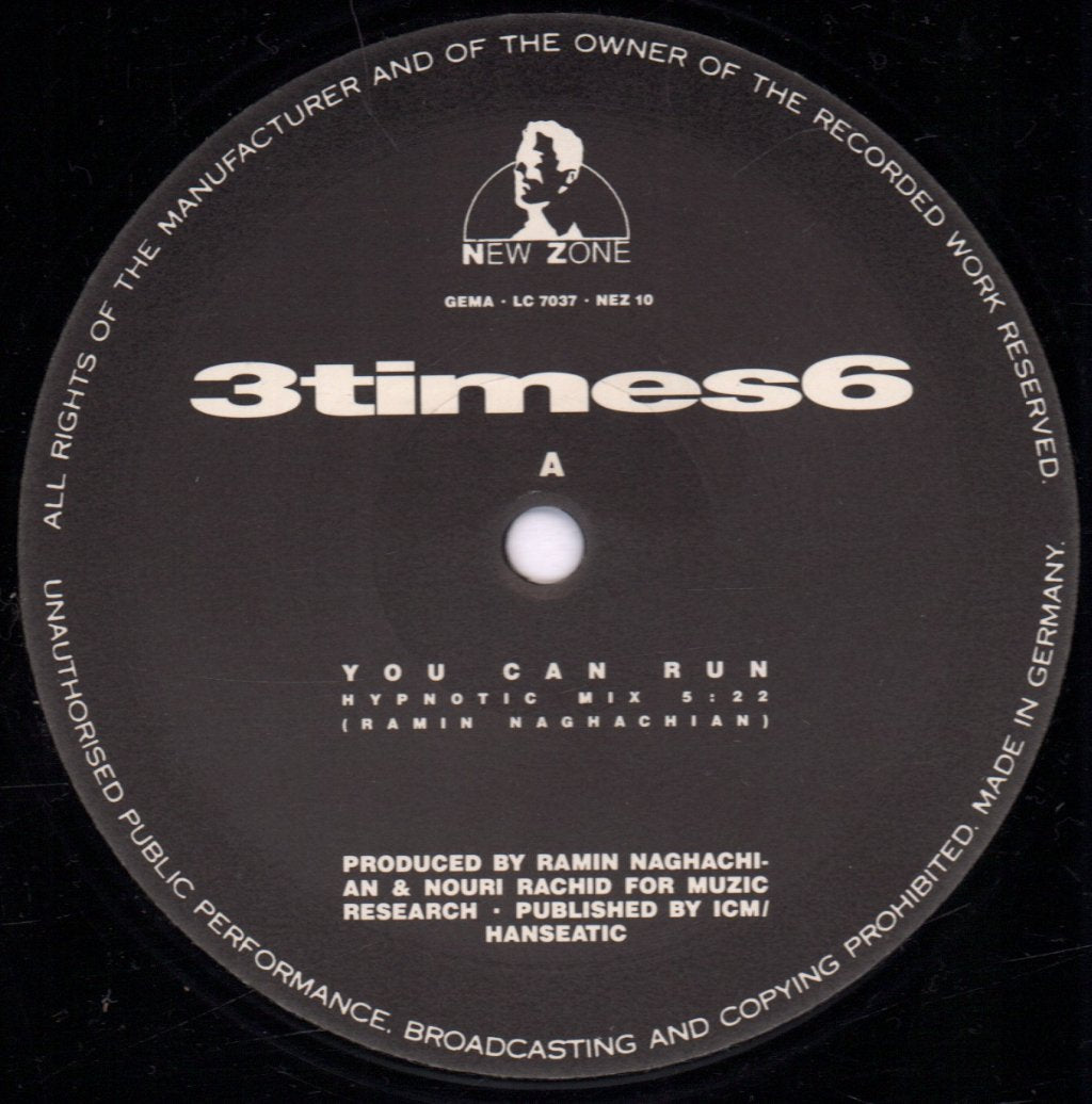 3 Times 6 - You Can Run - 12 Inch