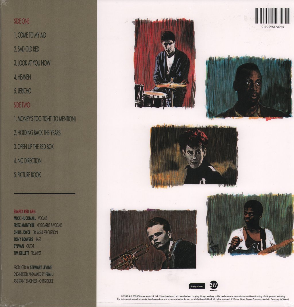 Simply Red - Picture Book - Lp