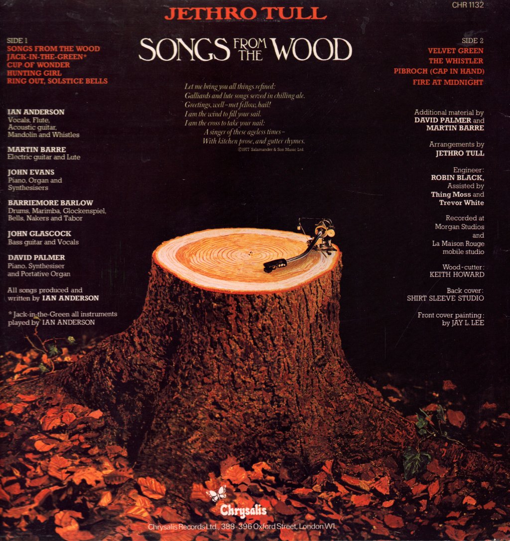 Jethro Tull - Songs From The Wood - Lp