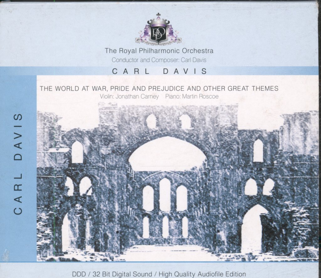 Carl Davis With The Royal Philharmonic Orchestra - Carl Davis - World At War, Pride And Prejudice And Other Great Themes - Cd