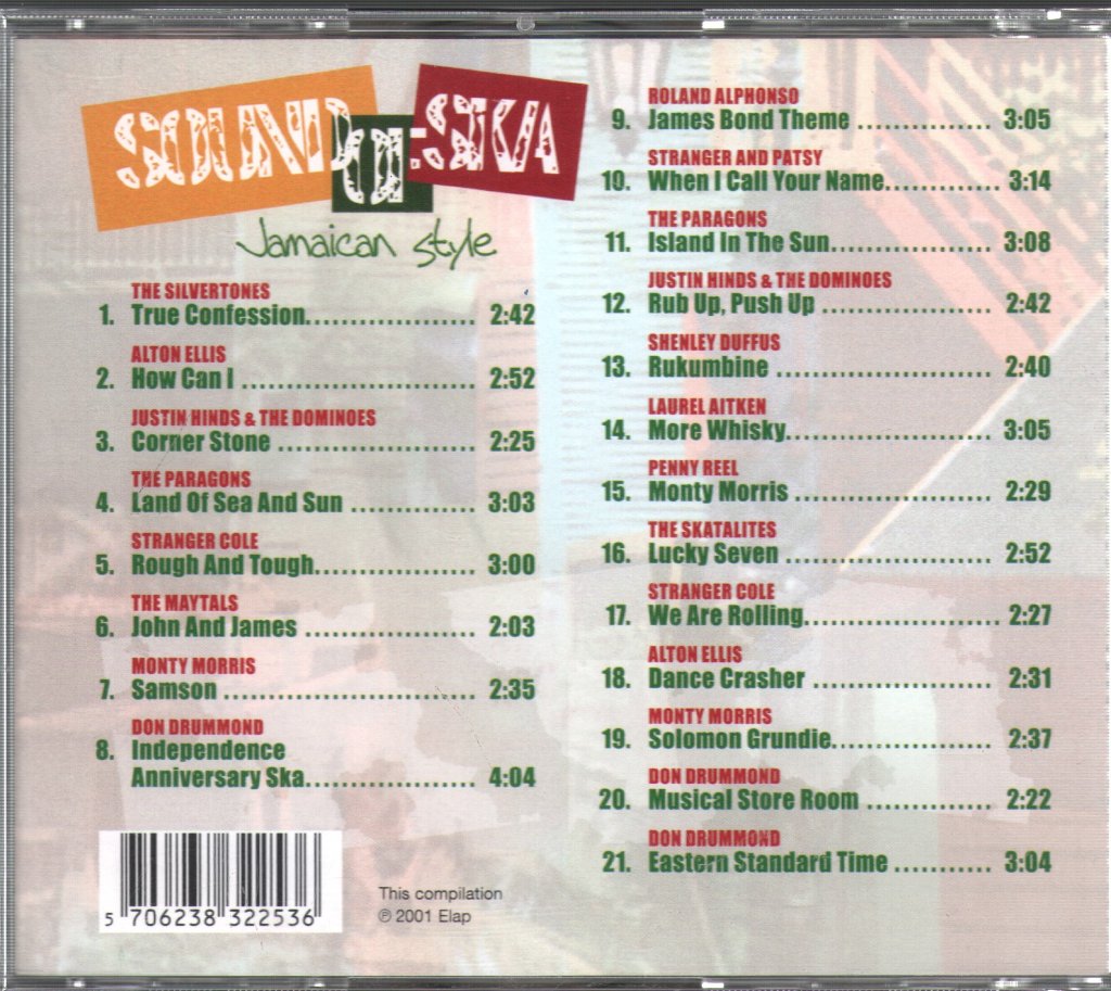 Various Artists - Sound Of Ska - Jamaican Style - Cd