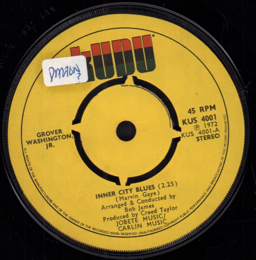 Grover Washington Jr - Inner City Blues - 7 Inch