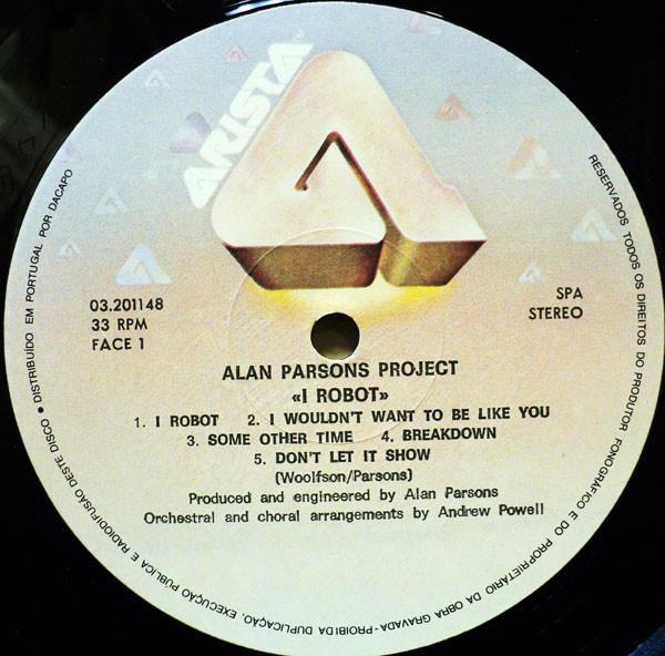 Alan Parsons Project - I Robot - Lp