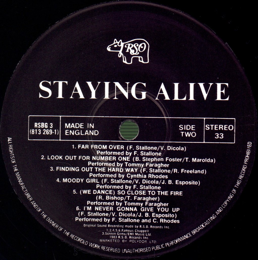 Various Artists - Staying Alive (Original Motion Picture Soundtrack) - Lp