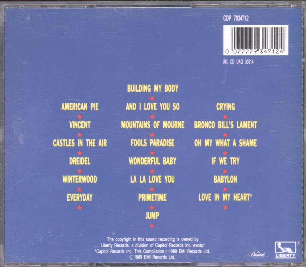 Don McLean - Very Best Of Don McLean - Cd