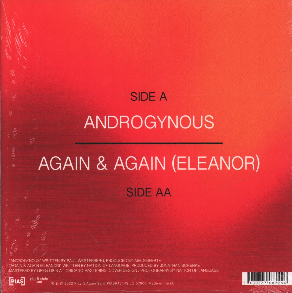 Nation of Language - Androgynous / Again & Again (Eleanor) - 7 Inch