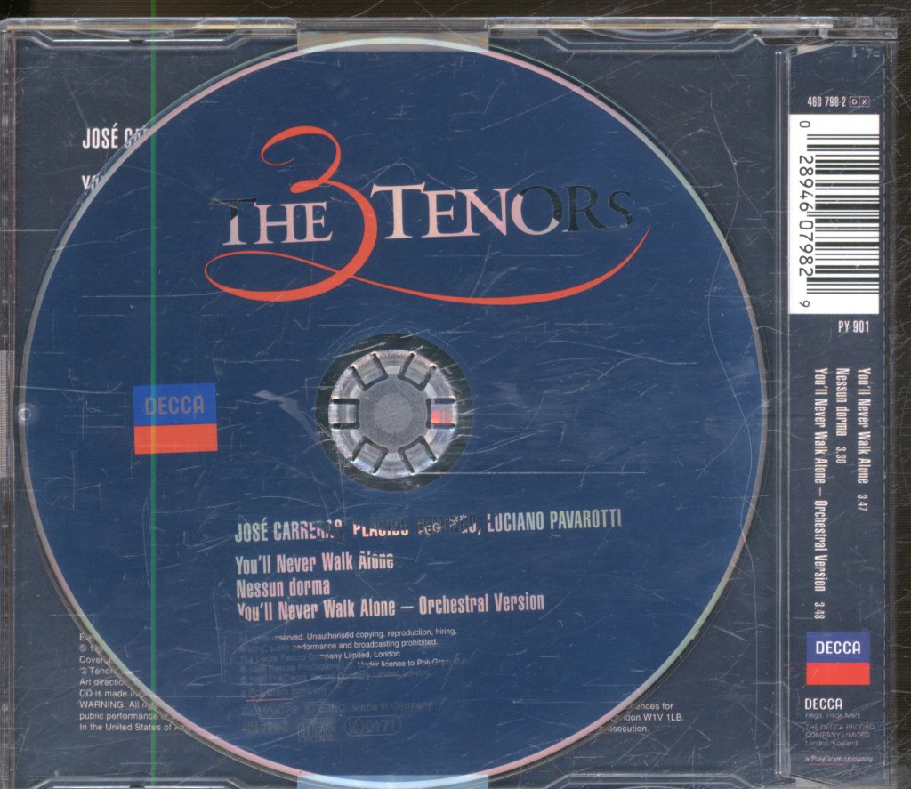 Three Tenors - You'll Never Walk Alone - Cd