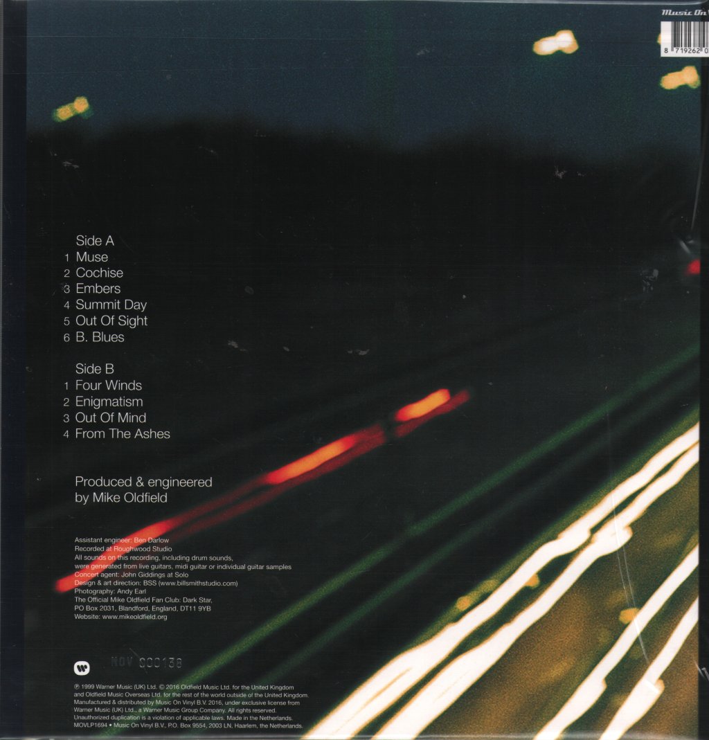 Mike Oldfield - Guitars - Lp