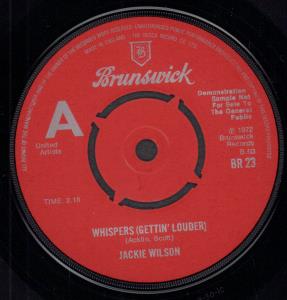 Jackie Wilson - Whispers - 7 Inch