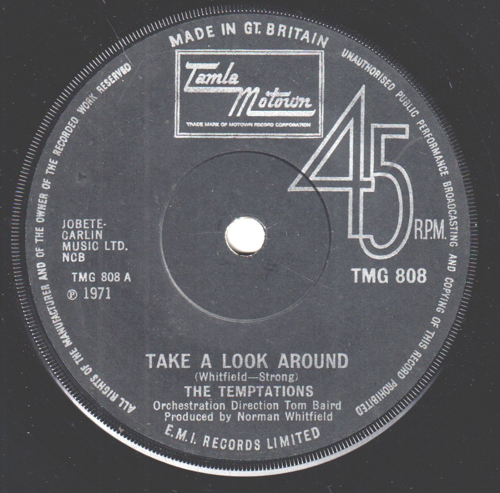 Temptations - Take A Look Around - 7 Inch