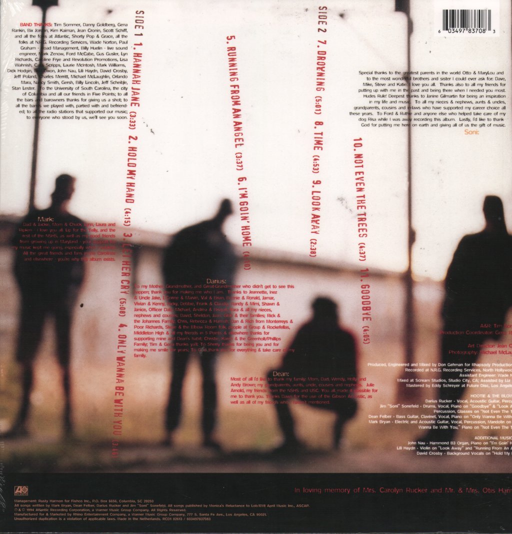 Hootie And The Blowfish - Cracked Rear View - Lp
