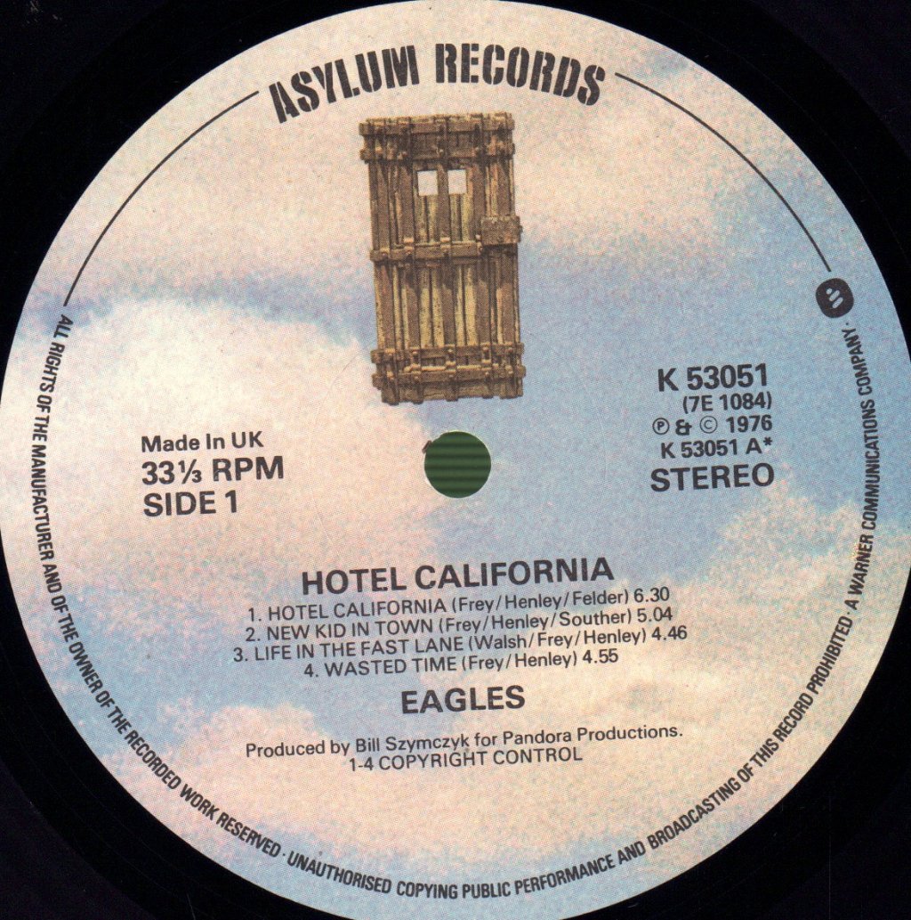 Eagles - Hotel California - Lp
