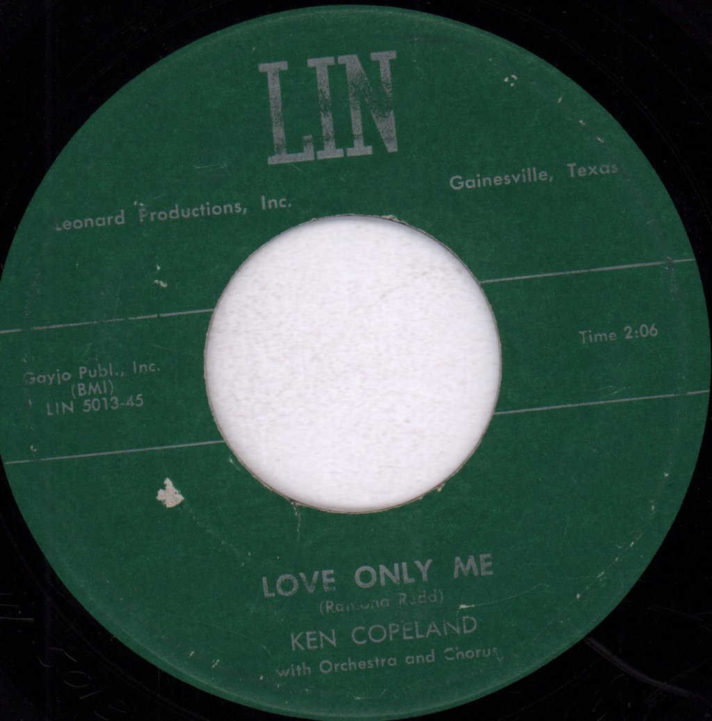ken copeland - Love Only Me - 7 Inch