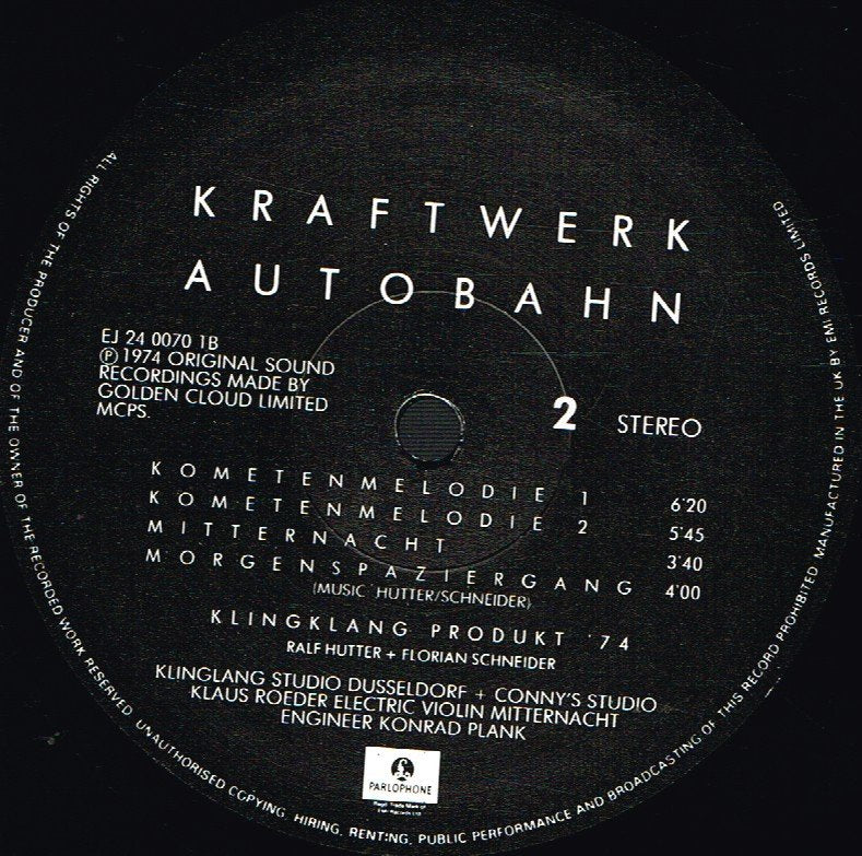 Kraftwerk - Autobahn - Lp