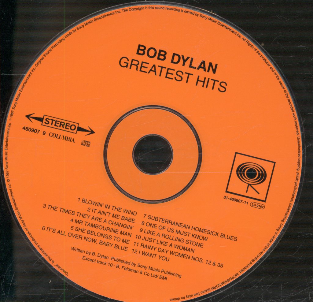 Bob Dylan - Greatest Hits - Cd