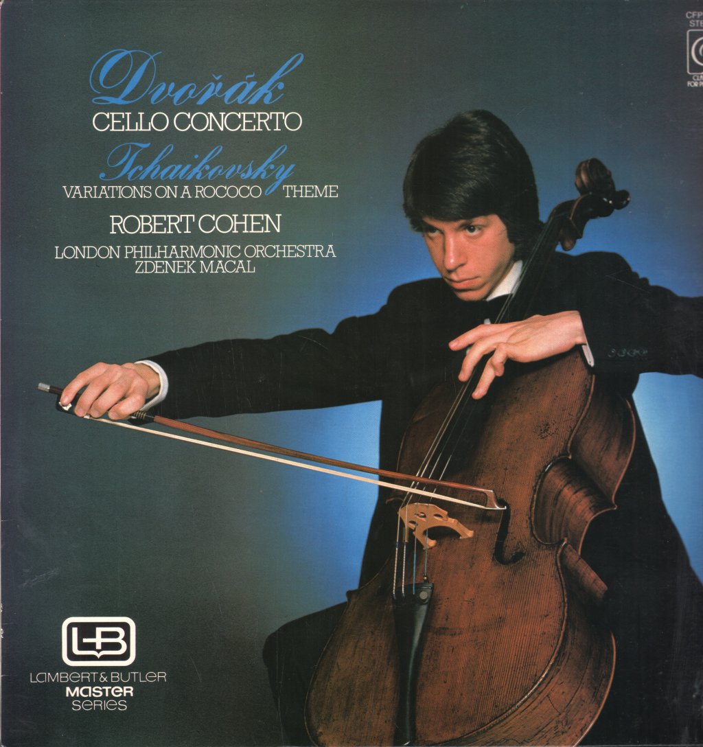 Robert Cohen / London Philharmonic / Zdenek Macal - Dvorak - Cello Concerrto / Tchaikovsky - Variations - Lp