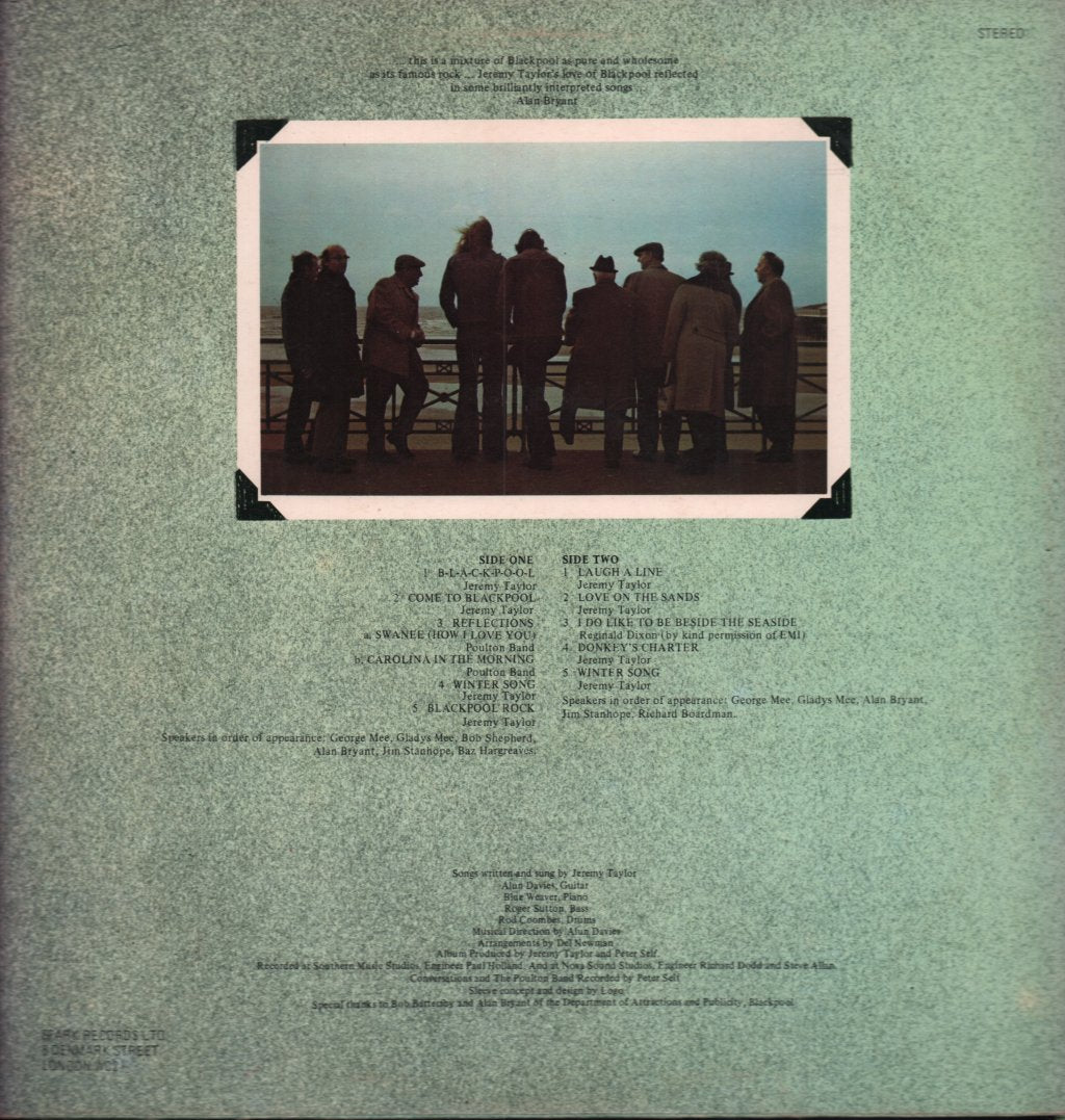 Jeremy Taylor - Come To Blackpool - Lp