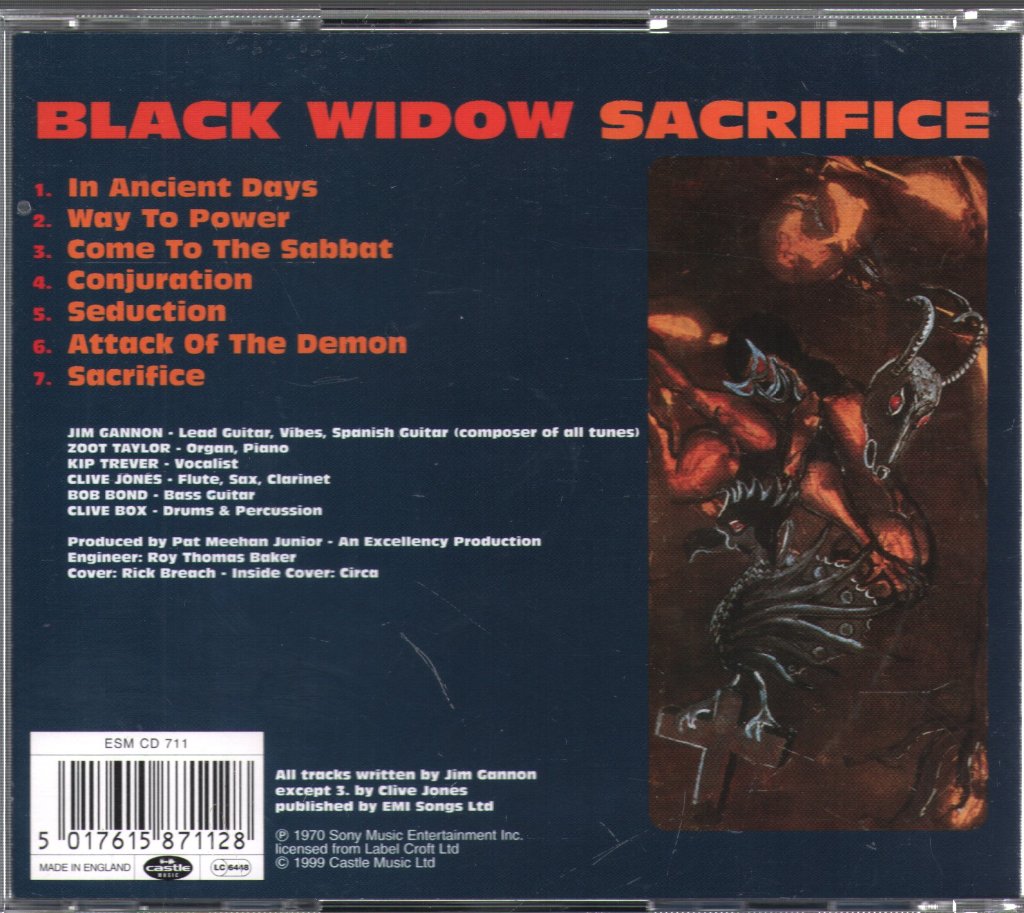 Black Widow - Sacrifice - Cd