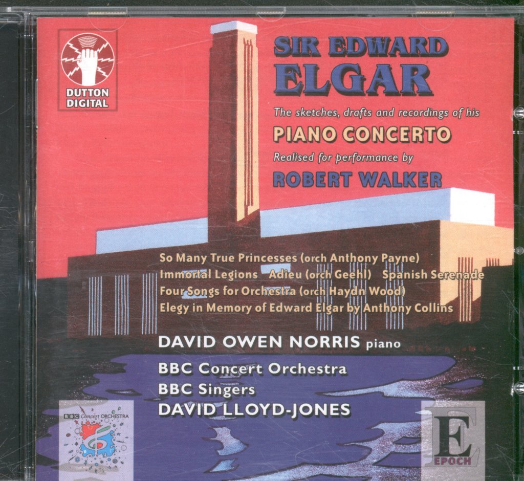 David Owen Norris, BBC Concert Orchestra, BBC Singers, David Lloyd-Jones - Elgar - sketches, drafts & recordings of his Piano Concerto Realised for performance by Robert Walker - Cd