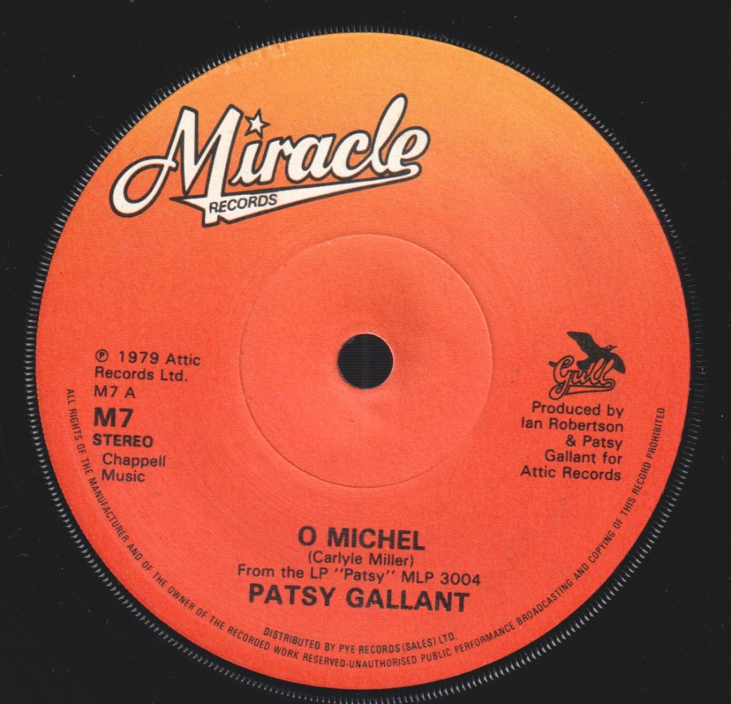Patsy Gallant - O Michel - 7 Inch