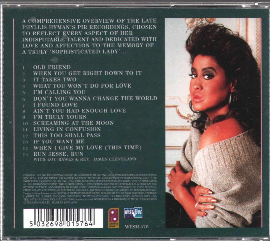 Phyllis Hyman - Phylladelphia - The Gamble-Huff Years - Cd