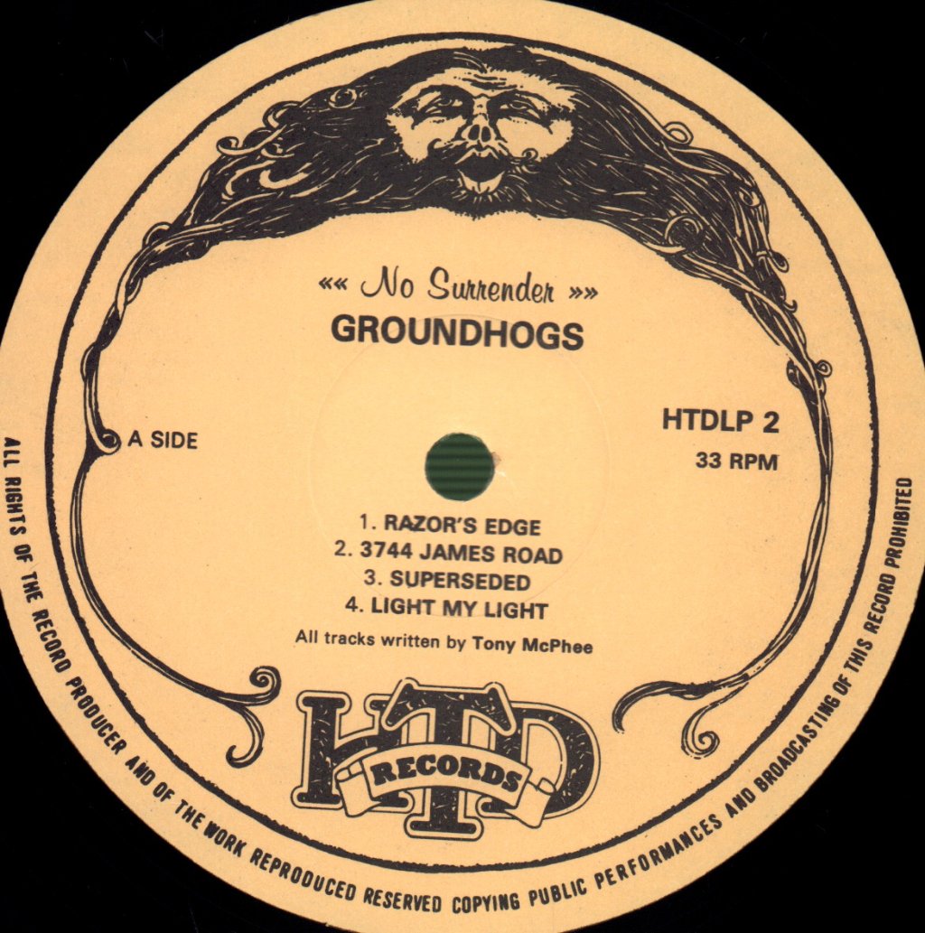 Groundhogs - No Surrender - Lp