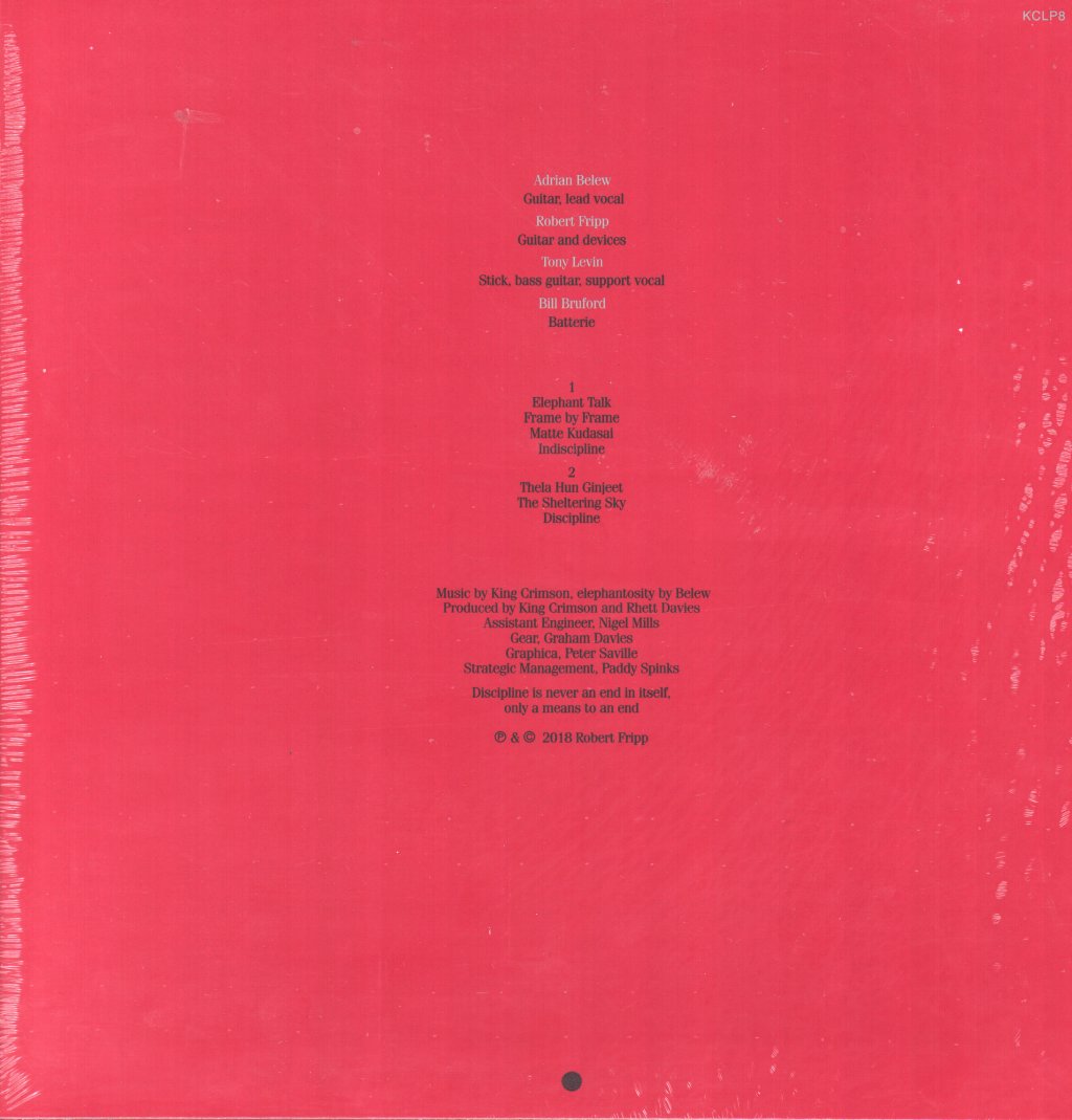 King Crimson - Discipline - Lp