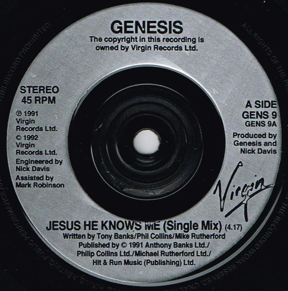 Genesis - Jesus He Knows Me - 7 Inch