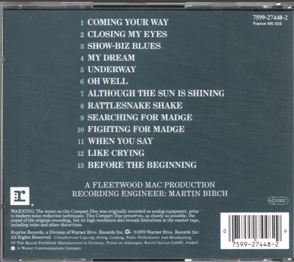Fleetwood Mac - Then Play On - Cd