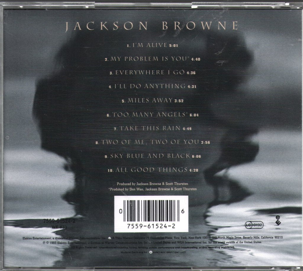 Jackson Browne - I'm Alive - Cd