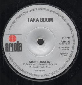 Taka Boom - Night Dancin' - 7 Inch