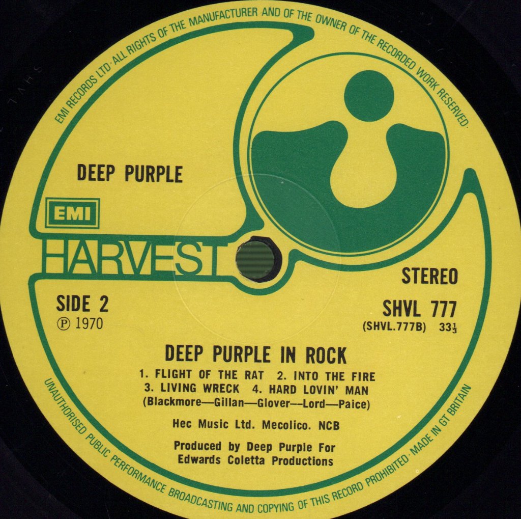 Deep Purple - In Rock - Lp