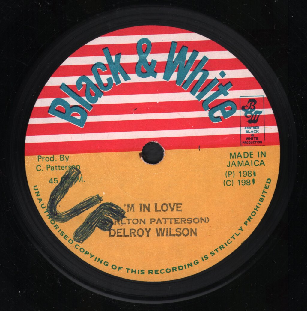 Delroy Wilson - I'm In Love - 12 Inch