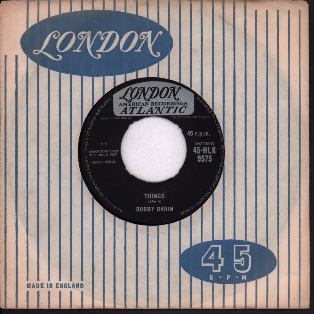 Bobby Darin - Things - 7 Inch