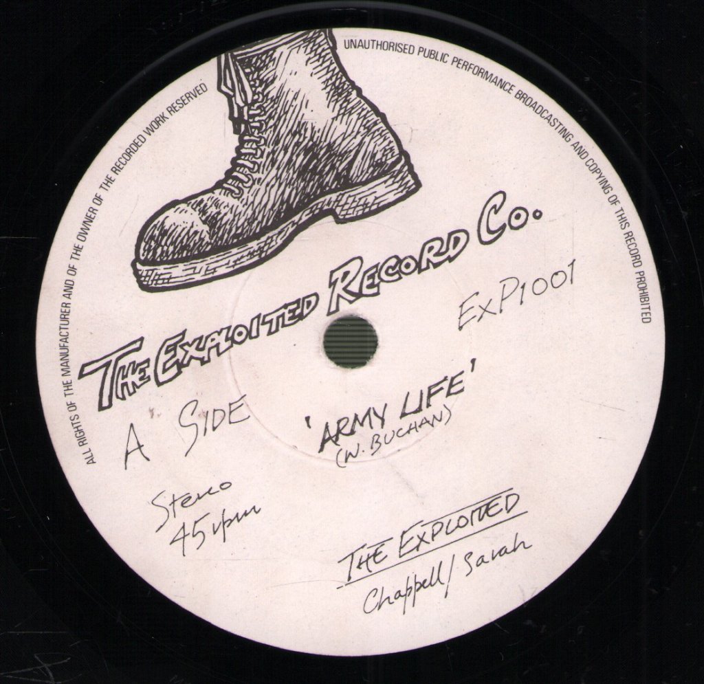 Exploited - Army Life - 7 Inch