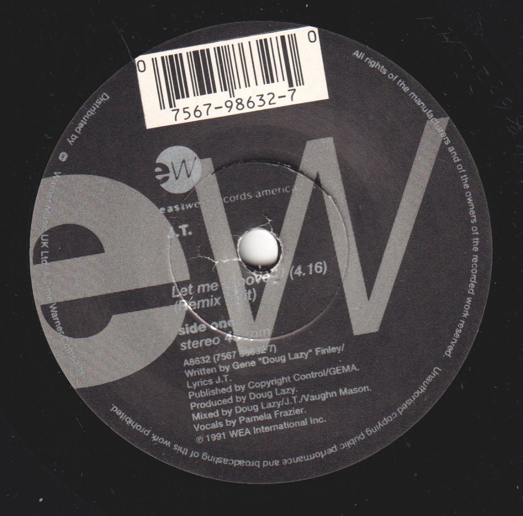 J.t. - Let Me Groove U - 7 Inch