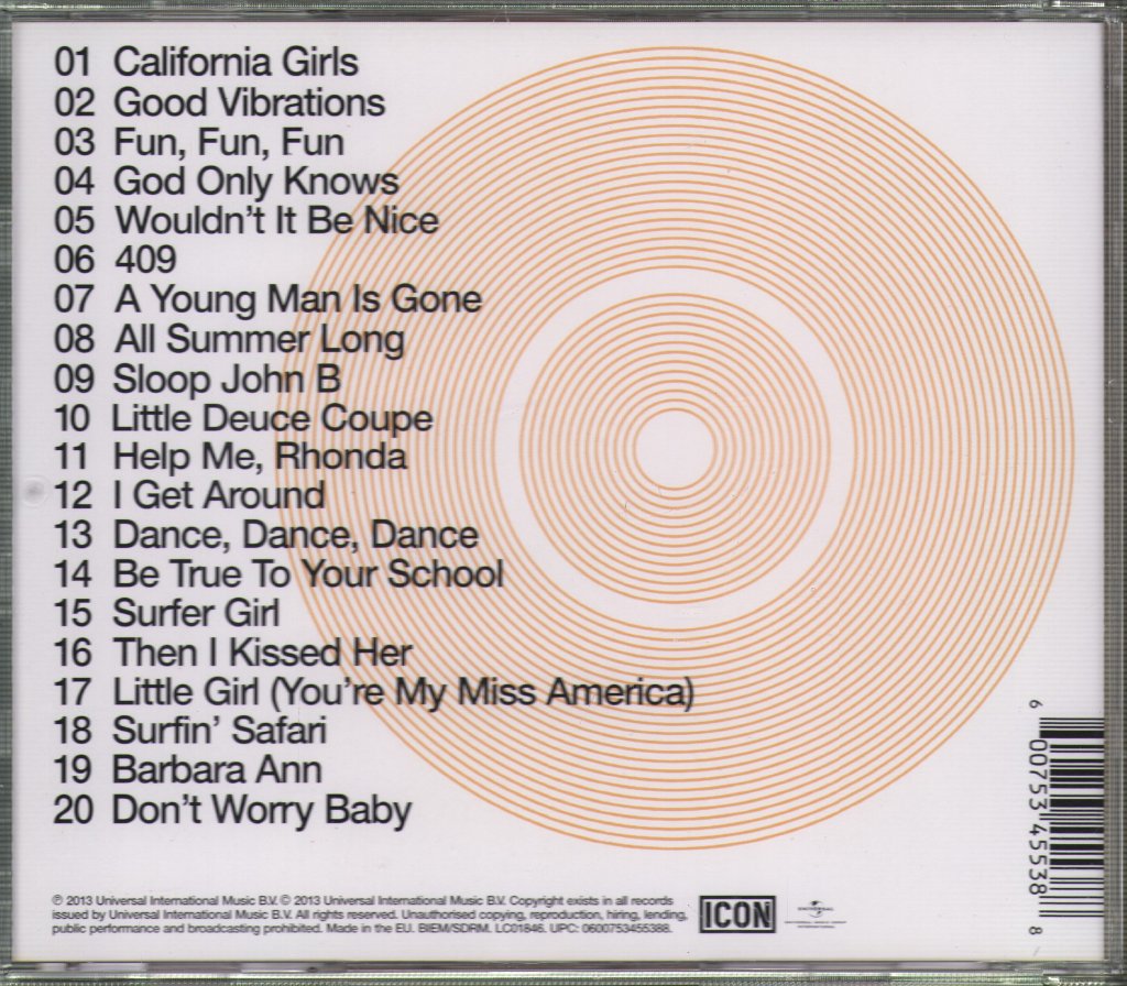Beach Boys - Icon - Cd