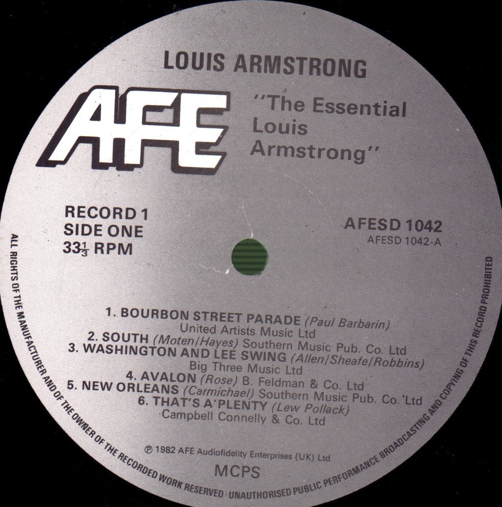 Louis Armstrong - Essential Louis Armstrong - Double Lp