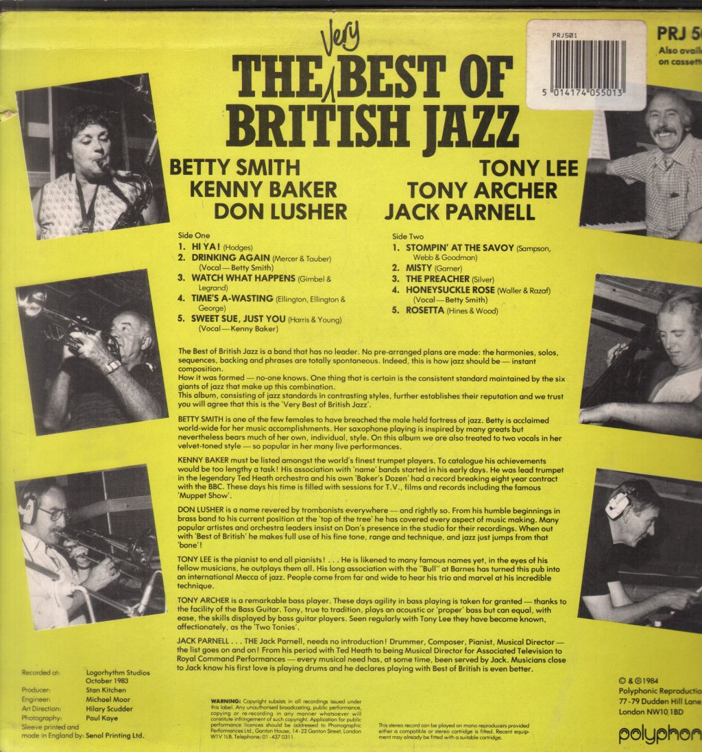 Various Artists - Very Best Of British Jazz - Lp