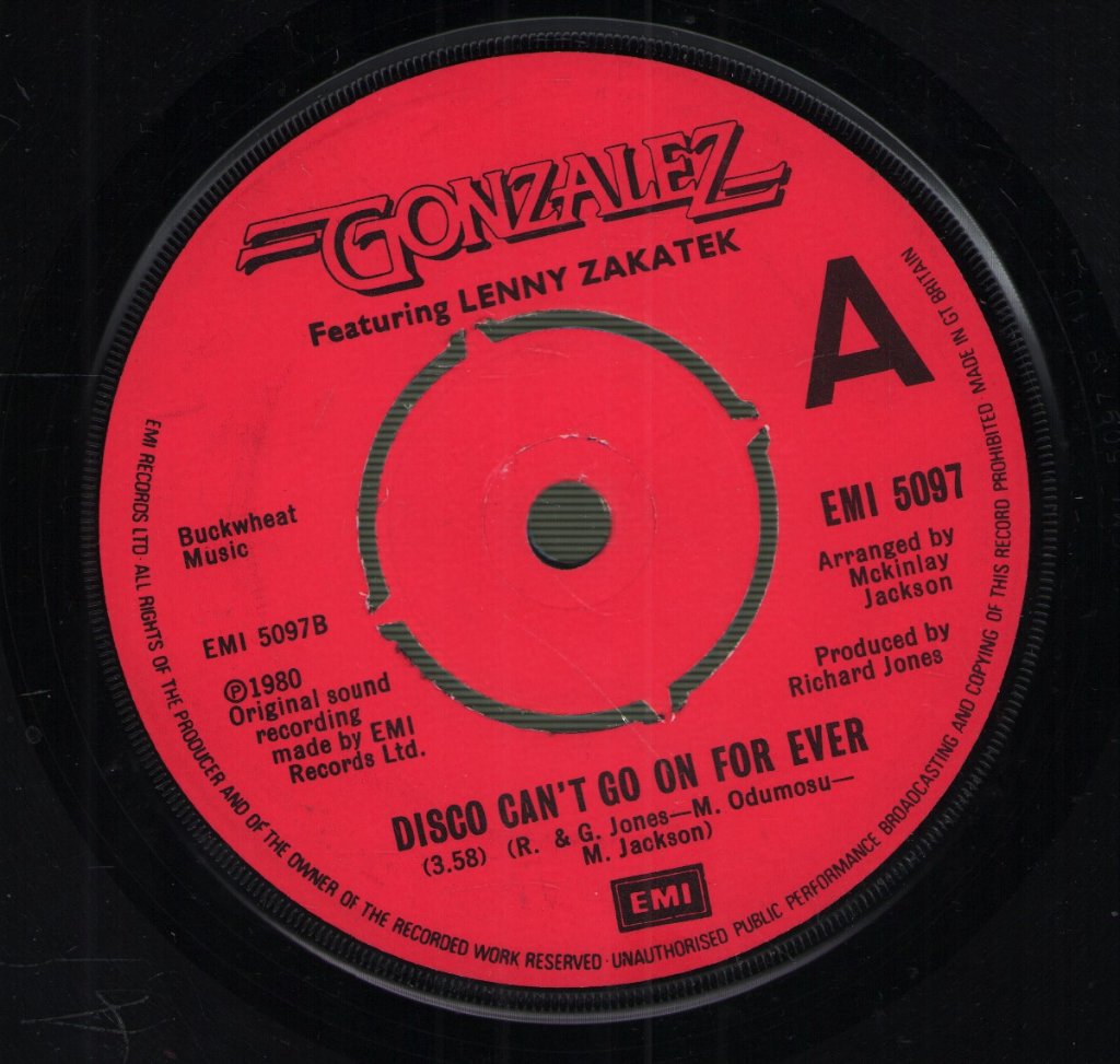 Gonzalez - Digital Love Affair/disco can't go on for ever - 7 Inch