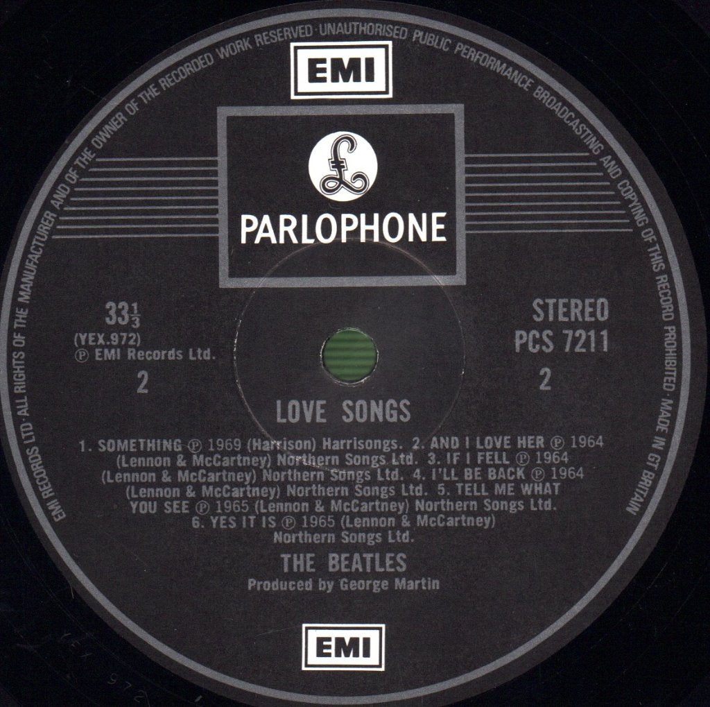 Beatles - Love Songs - Double Lp