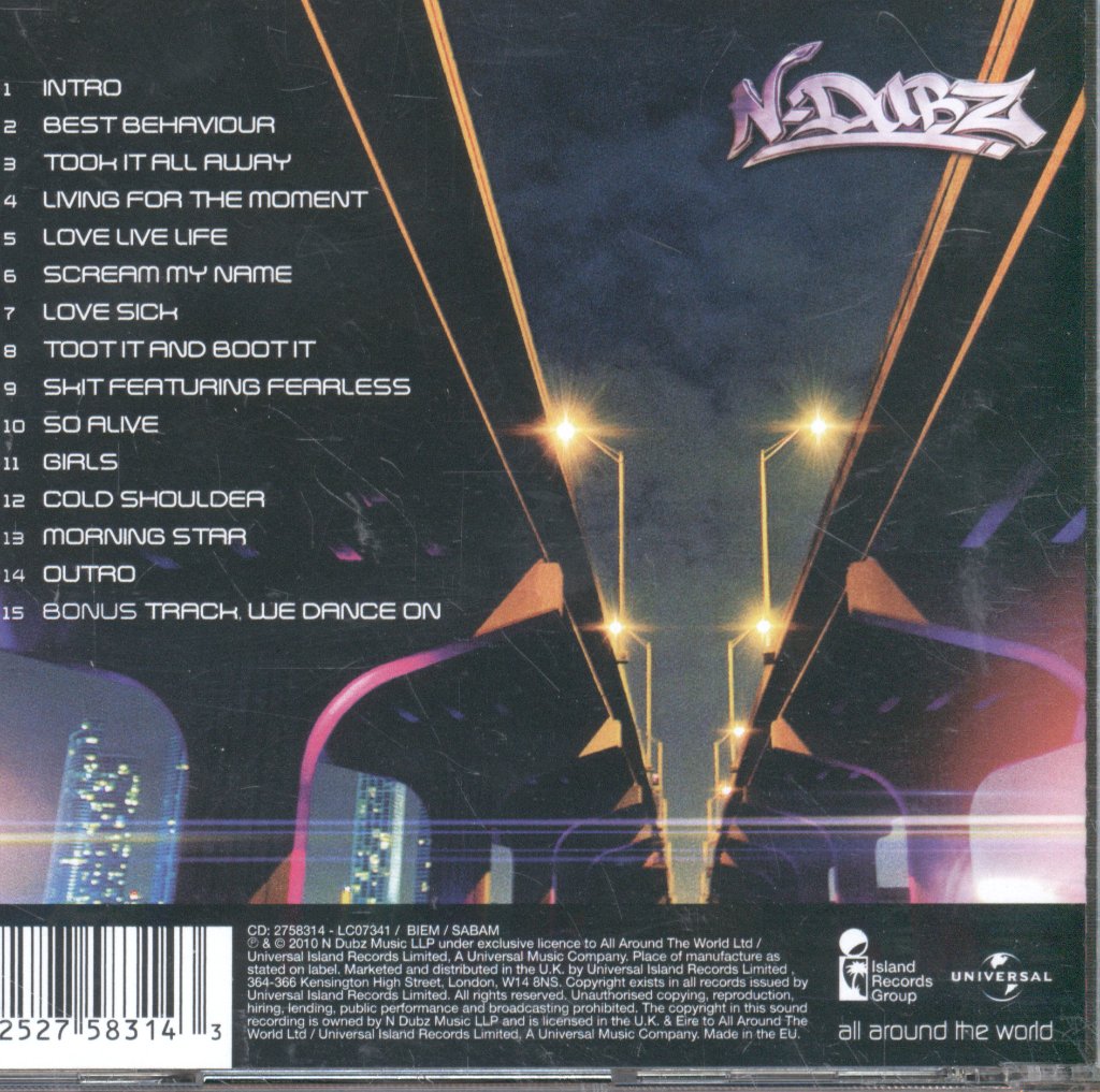N-Dubz - Love . Live . Life - Cd