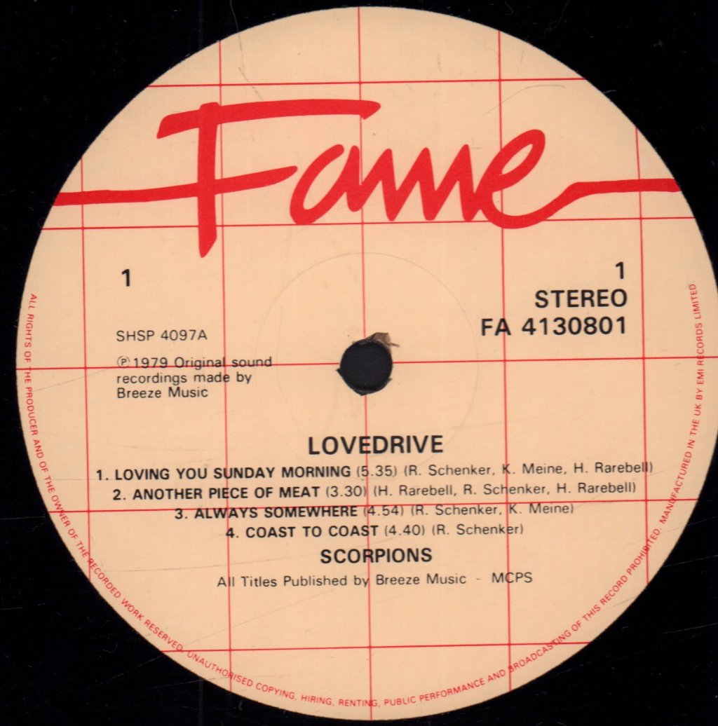 Scorpions - Lovedrive - Lp