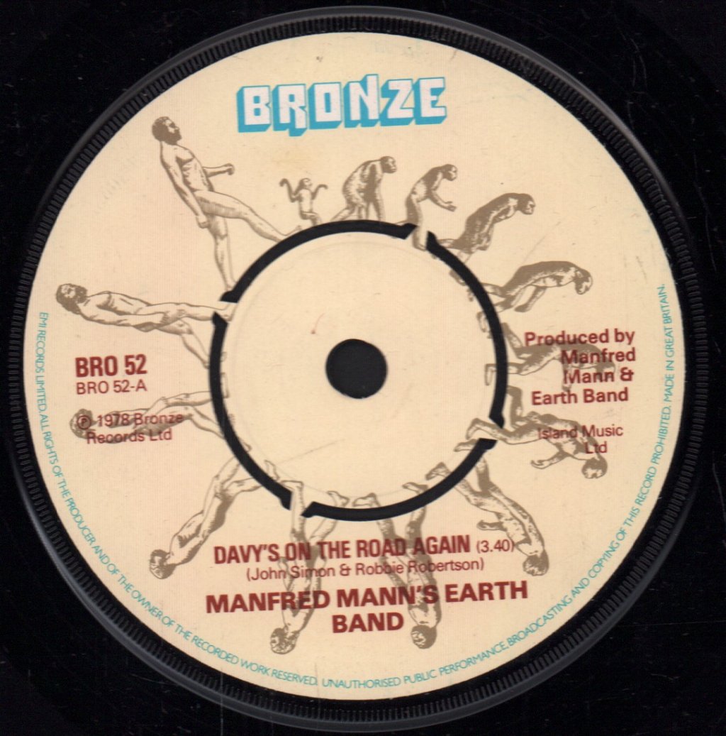 Manfred Mann's Earth Band - Davy's On The Road Again - 7 Inch